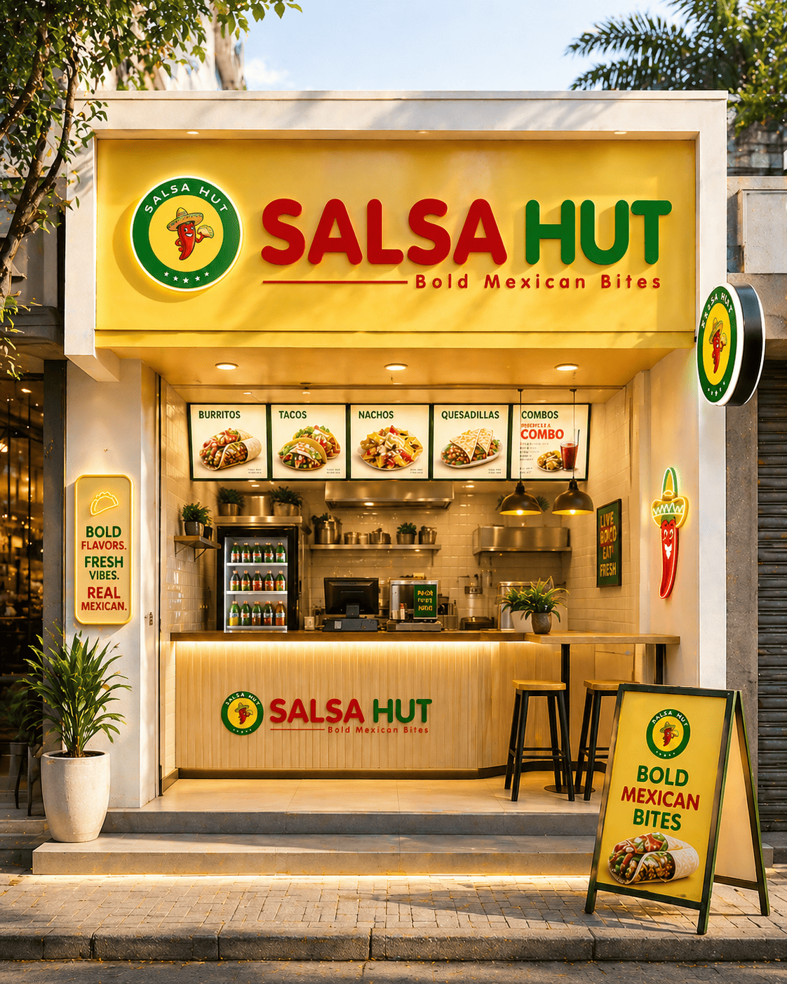 Salsa Hut brand presentation